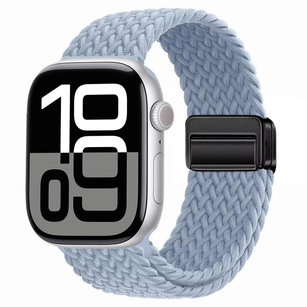 Nylon Strap for Apple Watch 10 46mm 42mm/Ultra 2 49mm 9 8 7 Breathable Watchband iwatch Series 6 5 4 SE 44mm 40mm 45mm 41mm Band