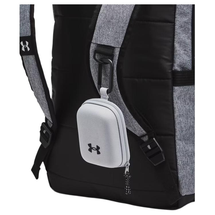 Under Armour 23L Versatile Durable Polyester Backpack Regular Men Backpacks Gray Black 1384462-025