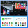 2025 Neuer kabelgebundener zu kabelloser CarPlay 2-in-1 Mini-Adapter Android Auto Smart Box Plug and Play Auto-Verbindung OTA-Update Universal
