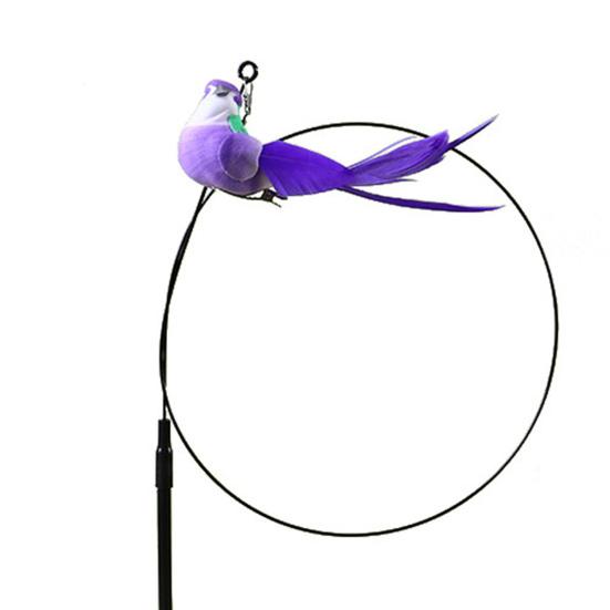 Cat Teaser Toy Suction Cup Base Exercise Training Interactive Toy Funny Cat Toy Pet Stick Toy for Kitten