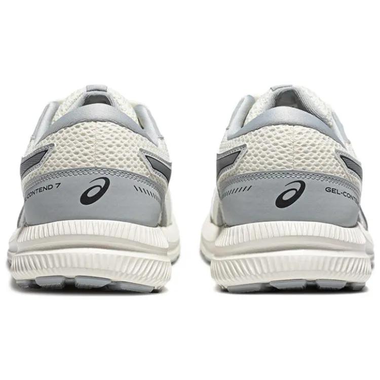 ASICS Gel Contend 7 Comfortable Low top Running Shoes Men's Beige Blue (Unisex) Running Shoes 1011B730 102