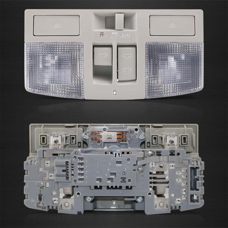 LED Map Reading Light Roof Console with Sunroof Switches for 2010-2013 Sedan and Hatchback Models Equipped with a Factory Sunroof BBM669970B75
