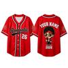 Bruno Mars Romantisches Pop-Konzert Baseballtrikot Benutzerdefinierter Name Nummer Musikfan-Shirt Unisex 2026 Tour Festival Outfit Geschenk DIY Oberteil