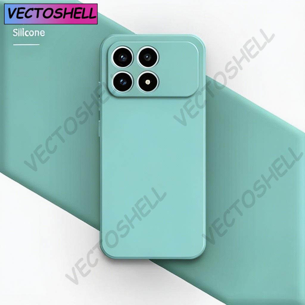 Original Silicone Phone Case For Xiaomi Poco F8 Pro Ultra X8 Pro Max Fundas High Qualtiy Soft Internal Flocking Back Cover