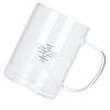350ml Transparent Milk Cup Coffee Mug Tea Glass Drinkware with Handle for Kitchen Supplies(Five Pointed Star )