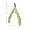 Cuticle Nippers Nail Clipper For Ingrown Stainless Steel Manicure Cuticle Scissors Non-Slip Dead Skin Remover Pedicure Tools HOT