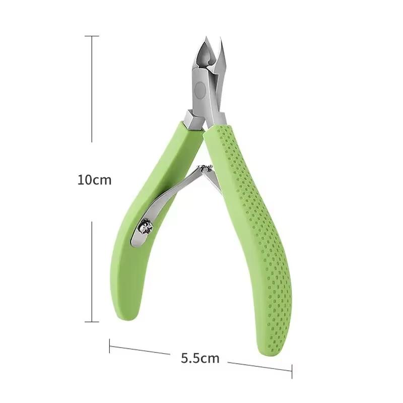 Cuticle Nippers Nail Clipper For Ingrown Stainless Steel Manicure Cuticle Scissors Non-Slip Dead Skin Remover Pedicure Tools HOT