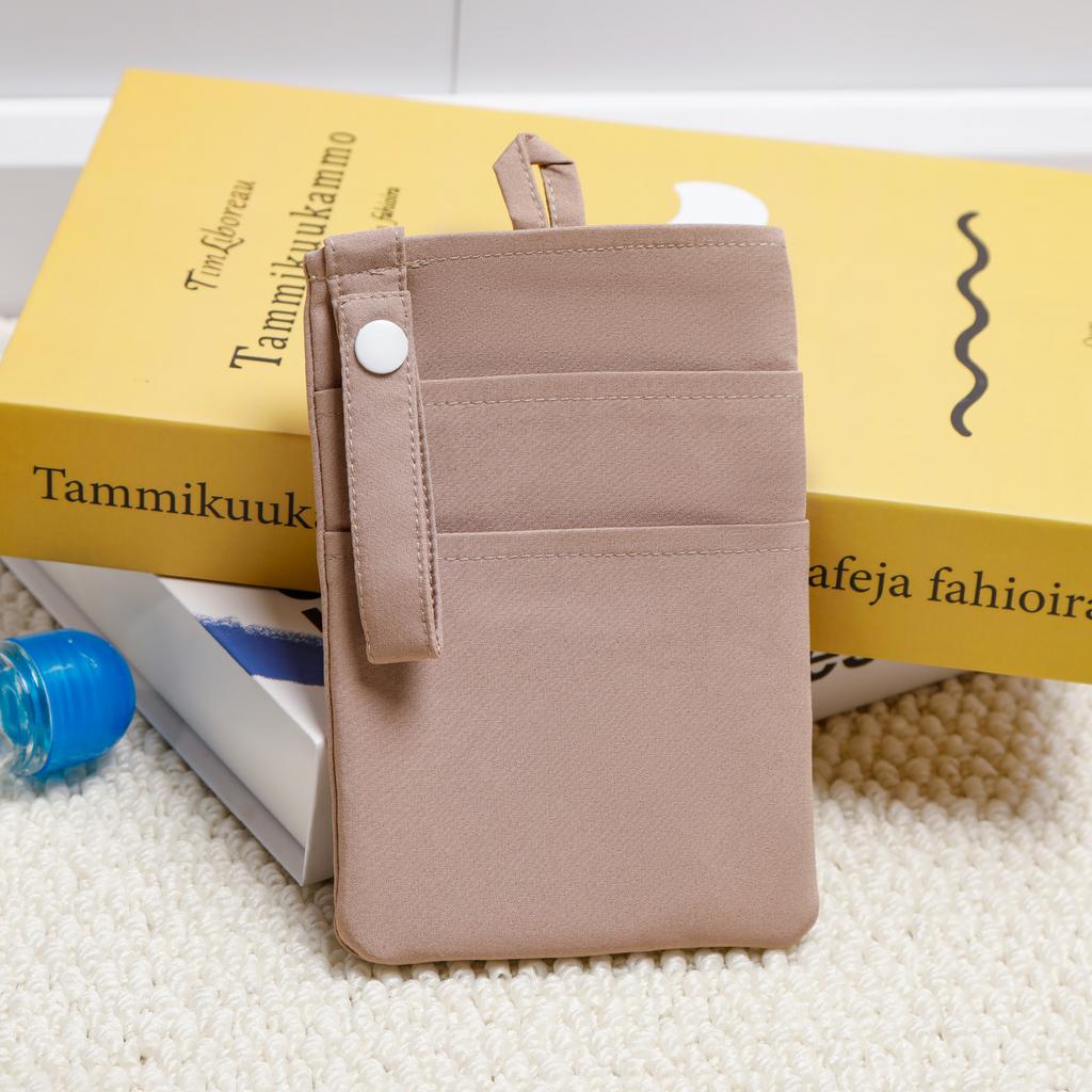 Solid Quick-dry Nurse Pocket Organizer Polyester Spandex Pouch Pen Holder Clip-on Utility Pocket for Pens P-TLSG-01