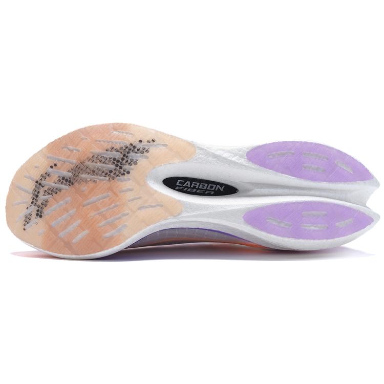 New LiNing Feidian Challenger Dopamine Dressing Low Top Running Shoes Women's White Purple ARMR012-1