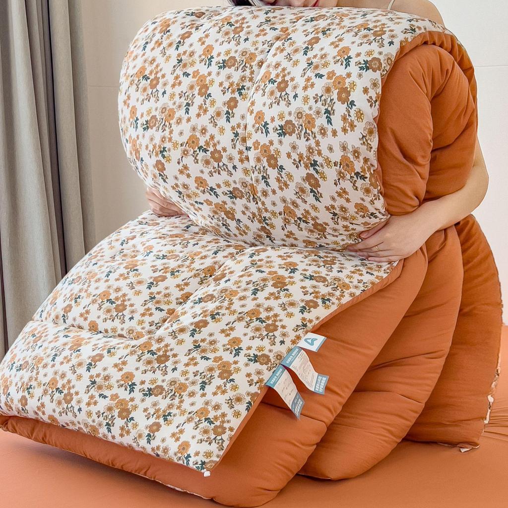 10A Antibacterial Thickened Double-Layer Gauze Quilt - Warm for Winter, Spring, and Autumn