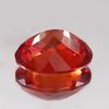 Orange To Red Natural Padparadscha Sapphire Oval 12.5 Ct Certified Gemstone
