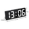 Digital Alarm desk Clock for A Bedroom LED Clock with Temperature Electronic Table Date Display with Large Screen Home Decor