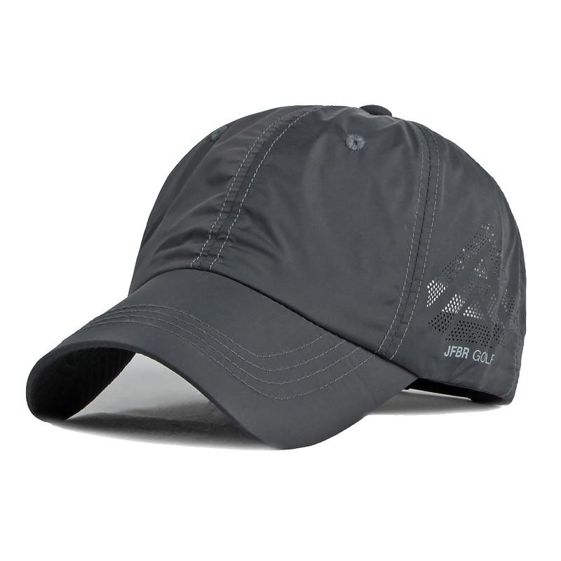 Summer Breathable Caps Quick Dry Baseball Cap Men Women Sports Golf Fishing Sun Visor Hat Solid Color Snapback Caps