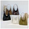 Large Capacity Trendy Solid Color Women's Bag 2023 Autumn New Fashion Street Style Shoulder Crossbody Commuter Tote Bag