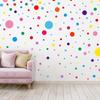 10PCS Wall Stickers for Bedroom Living Room, Polka Dot Wall Decals for Boys and Girls Bedroom Playroom Living Room Decor