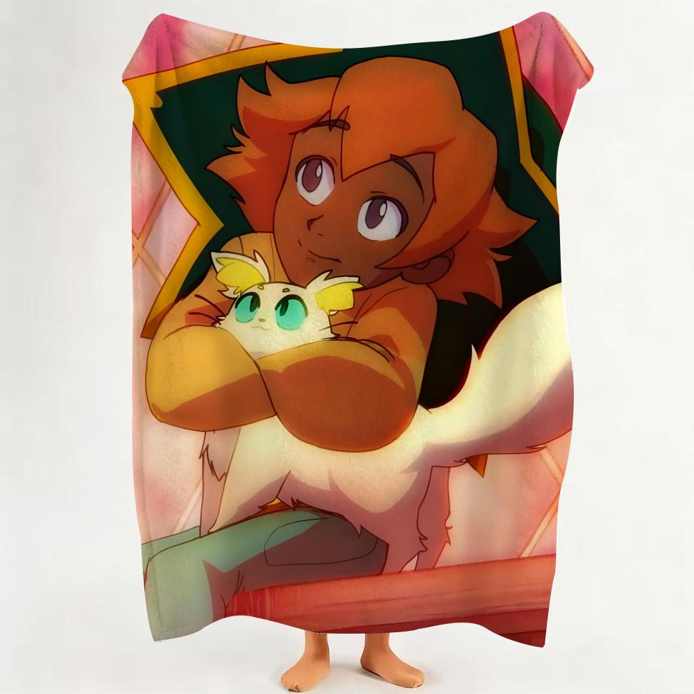 Game S Spiritfarer Throw Flannel Throw Blanket Suitable for Sofa Living Room Bedroom 75cmx90cm