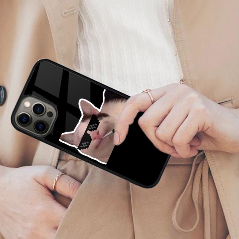 Beluga Cat Meme Face Smiling Magnetic Phone Case For APPLE iPhone 17 Air 16 14 13 12 Pro Max 15 Plus Wireless MagSafe Cover