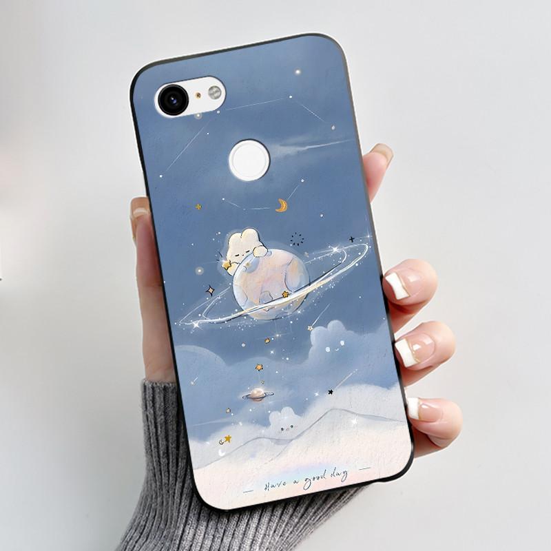 Husă Drăguță Pentru Google Pixel 3/Pixel 3XL Carcasă Imprimată Funda Pentru Google Pixel 3A XL Coque Husă Protectoare Carcasă Moale din Silicon