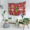 Buddy The Elf Collage Tapestry Decoration Art Aesthetic Tapestries for Living Room Bedroom Home Wall Cloth Wall Hanging