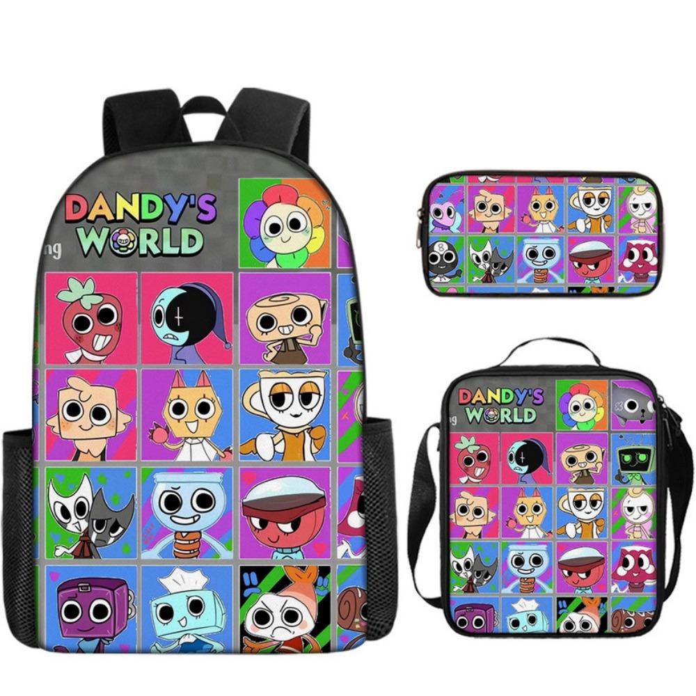 Dandy's World Series Primary School Bag Cute Backpack Three-piece Set