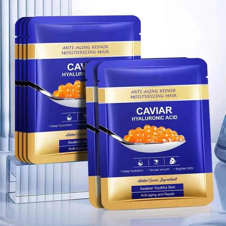 Caviar & Hyaluronic Acid Anti-Aging Repair Sheet Mask for All Skin Types