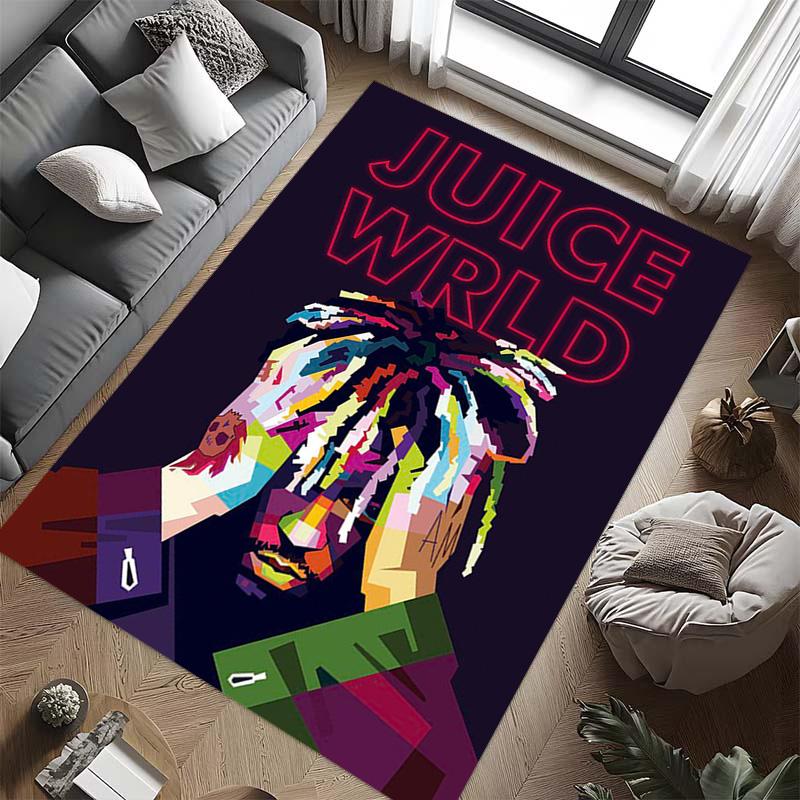 Juice Wrld: Legacy Music Passion Carpet Printing Suitable for All Seasons Bathroom Mat Fashion Office Chair Cushion