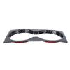 Water Cup Holder Panel Cover Trim Black Carbon Fiber Style Waterproofing Replacement for Mazda 3 2020