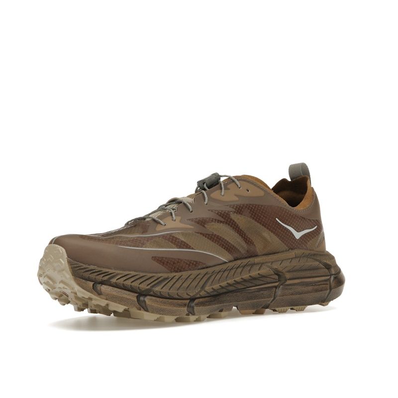 HOKA Satisfy X Mafate Speed 4 Lite Rubber Unisex Sneakers Brown 1157050-RBBR
