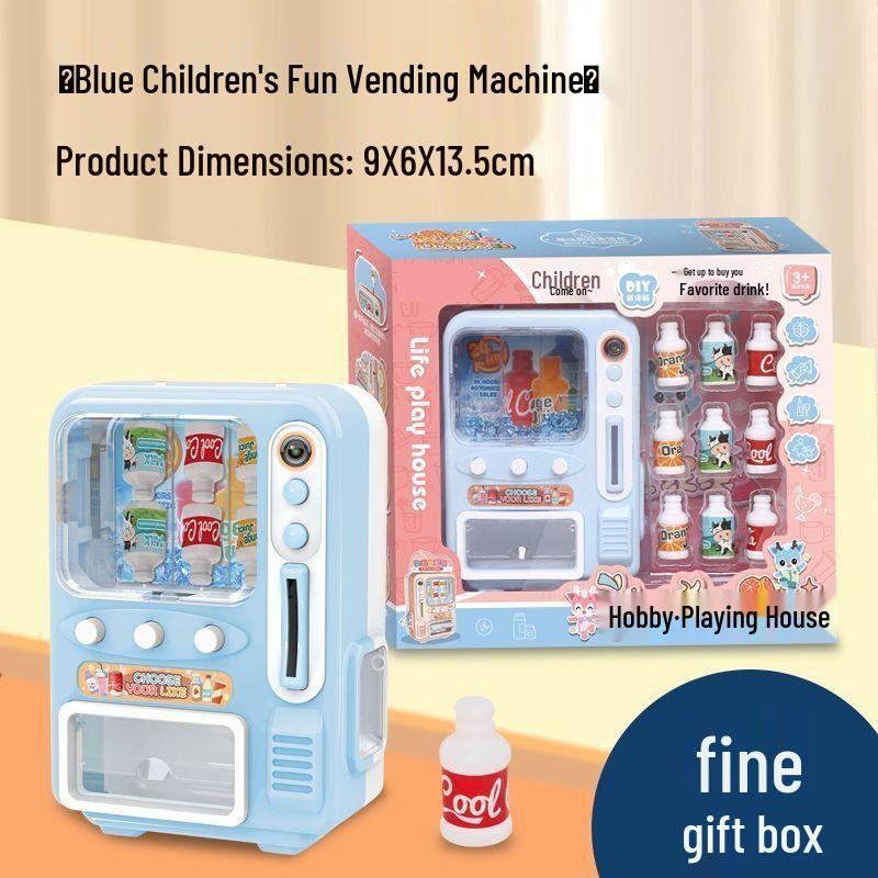 Children s Role-Play Coin-Operated Beverage Vending Machine Educational Toy