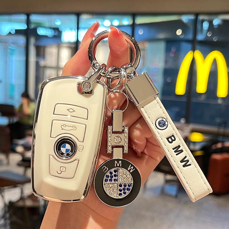 ujhzt6 TPU Car Key Case Cover Bag For BMW 530i 550i 320i 1 2 3 4 5 Series 118i 225i M240i F20 F21 F30 F31 F25 F01 F02 Auto Accessories