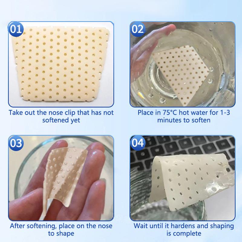 Low Temperature Thermoplastic Nose Splint Nose Job Rhinoplasty Splint Ortho Immobilized Thermoplastic Nose Nasal Fracture Splint