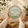 Weatherproof Iron Plaque Round Garden Metal Sign, Retro Distressed Wall Decor, Weather Resistant Decor Vintage Art for Outdoor Courtyard Patio
