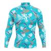 Mens Long Sleeve Rash Guard Quick Dry Compression Surfing Shirt Adult Swim Team Training Top