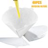 Maple Syrup Filter Set Fryer Oil Filter Filters Non-Woven Filter Cones Cooking Oil Filter Cones For Kitchen Restaurants Cafes Food Trucks Hotels