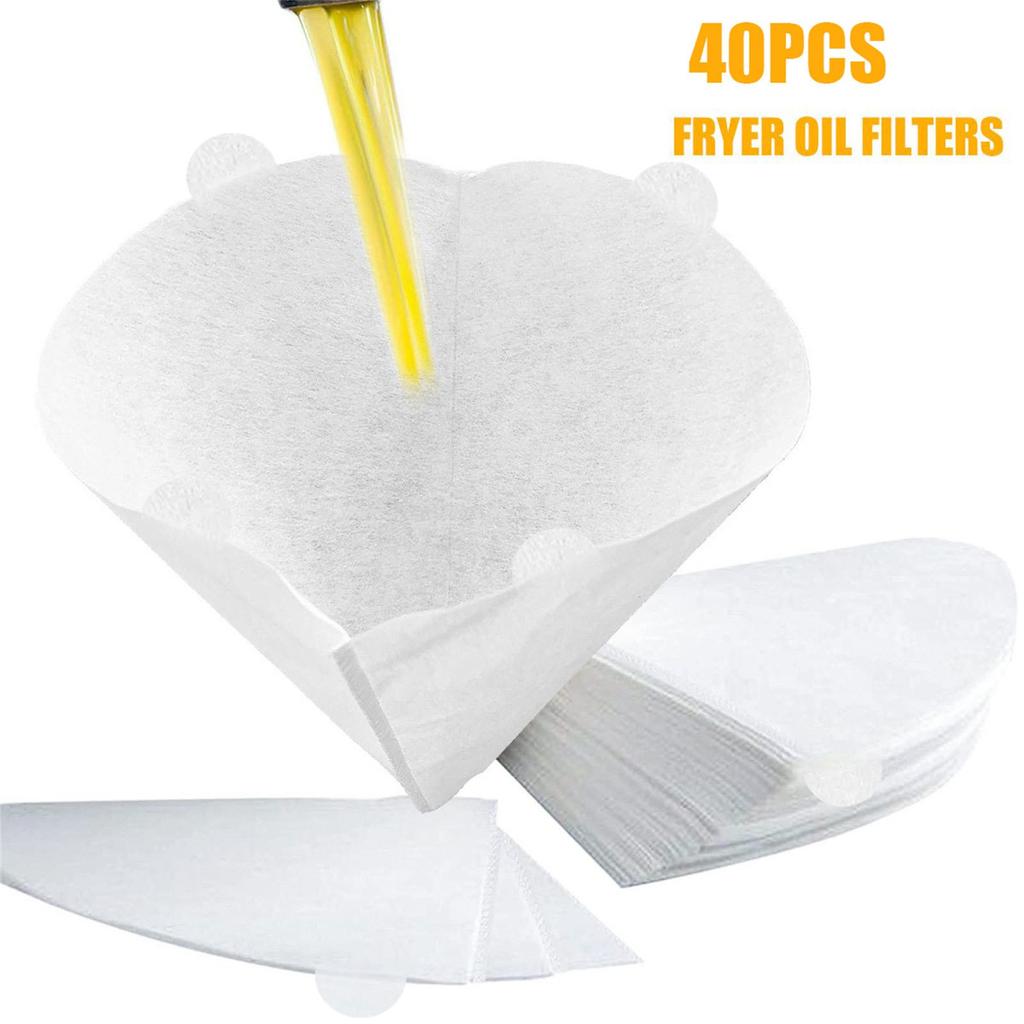 Maple Syrup Filter Set Fryer Oil Filter Filters Non-Woven Filter Cones Cooking Oil Filter Cones For Kitchen Restaurants Cafes Food Trucks Hotels