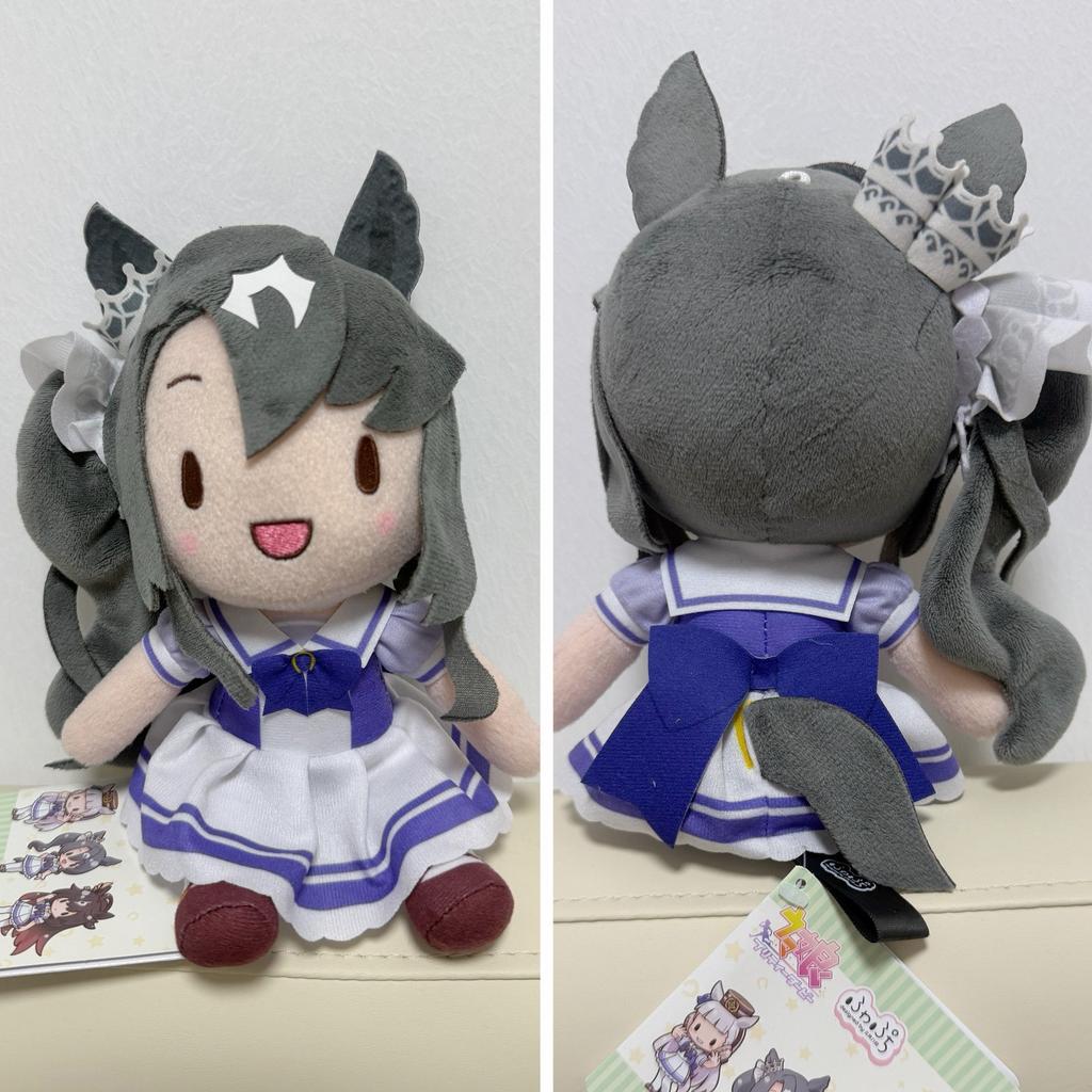 Genuine Uma Musume Pretty Derby Fuwa Petit Plush Dolls Kitasan Black Satono Diamond Manhattan Cafe Anime Fufu Toys For Gift