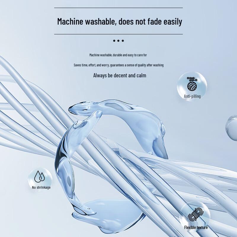 Romons Men's Mulberry Silk Thickened Straight-Leg Trousers