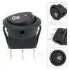 1 Pc On Off Rocker Switch Red Led Fog Light Lamp Symbol Car Van Truck 23mm DC 12V 20A ABS Plastic Fit For Car Van Truck Battery Switches5