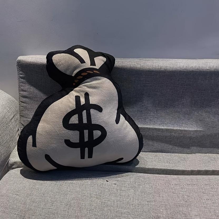 

1pc Money Bag Pillow Halloween Ghost Pillow Decorative Throw Pillow Cute Spooky Plush Pillow 3D Print Cushion Halloween Plush Pillow, Wallet