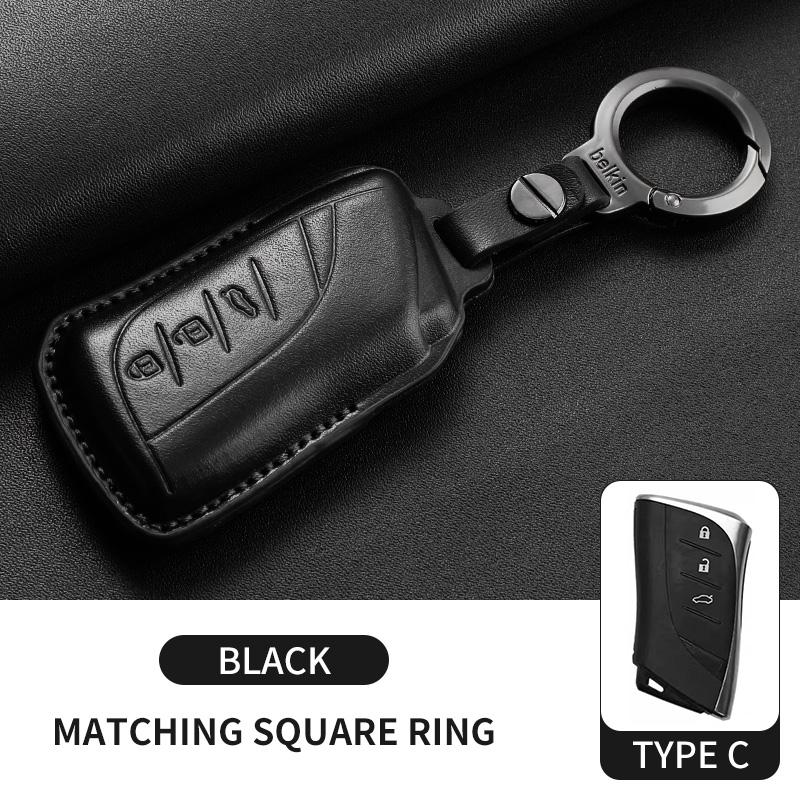 Auto Key Fob Case Housing Fit For Lexus Nx Gs Rx Is Es Gx Lx Rc Es300H Es200 Rx350 Rx300 Rx350H Nx260 Intelligent Key Fob Cover Key Ring Auto