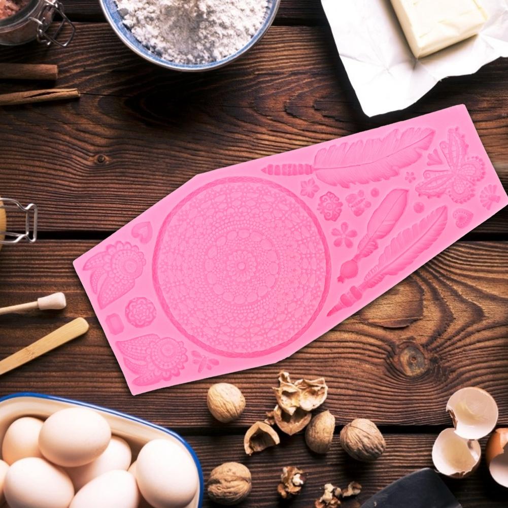 Texture Silicone Mold Cake Fondant   Chocolate Mould Decorating Baking Tool