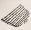 FLZOSPER Box Wrench Set, Ratchet Wrench, Extra Long Straight, 90 Gears, Mirror Finish, 8-19mm, 14-Piece Set, with Storage Case