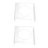 2PCS Football Stand Clear Display Holder Acrylic Stable Support Anti Scratch Versatile Display Rack for Basketball