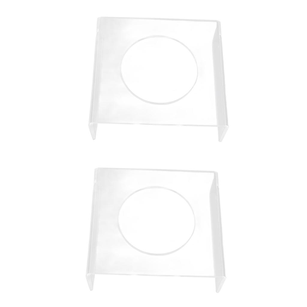 2PCS Football Stand Clear Display Holder Acrylic Stable Support Anti Scratch Versatile Display Rack for Basketball