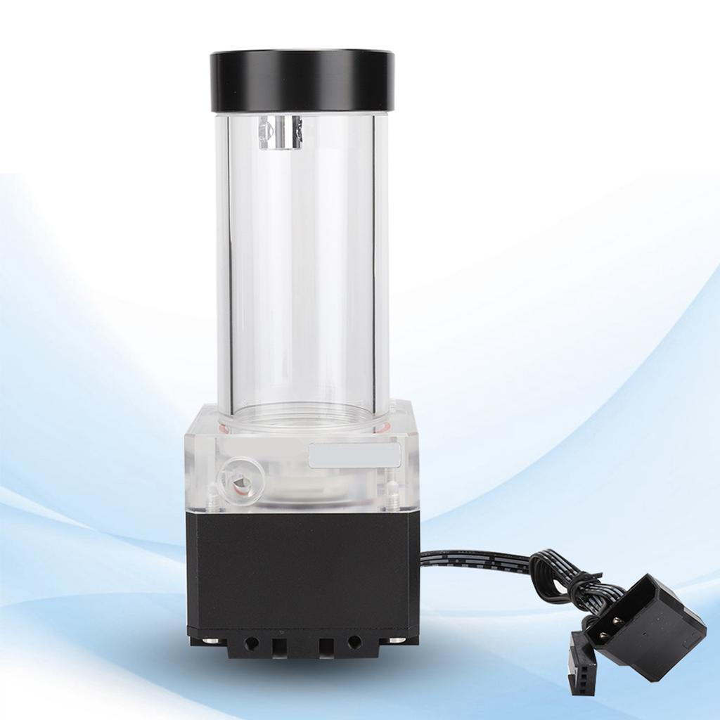 PUB FS6PD 17 Aluminum Anode PMMA POM Computer Water Cooled Integrated Water Pump(Black )