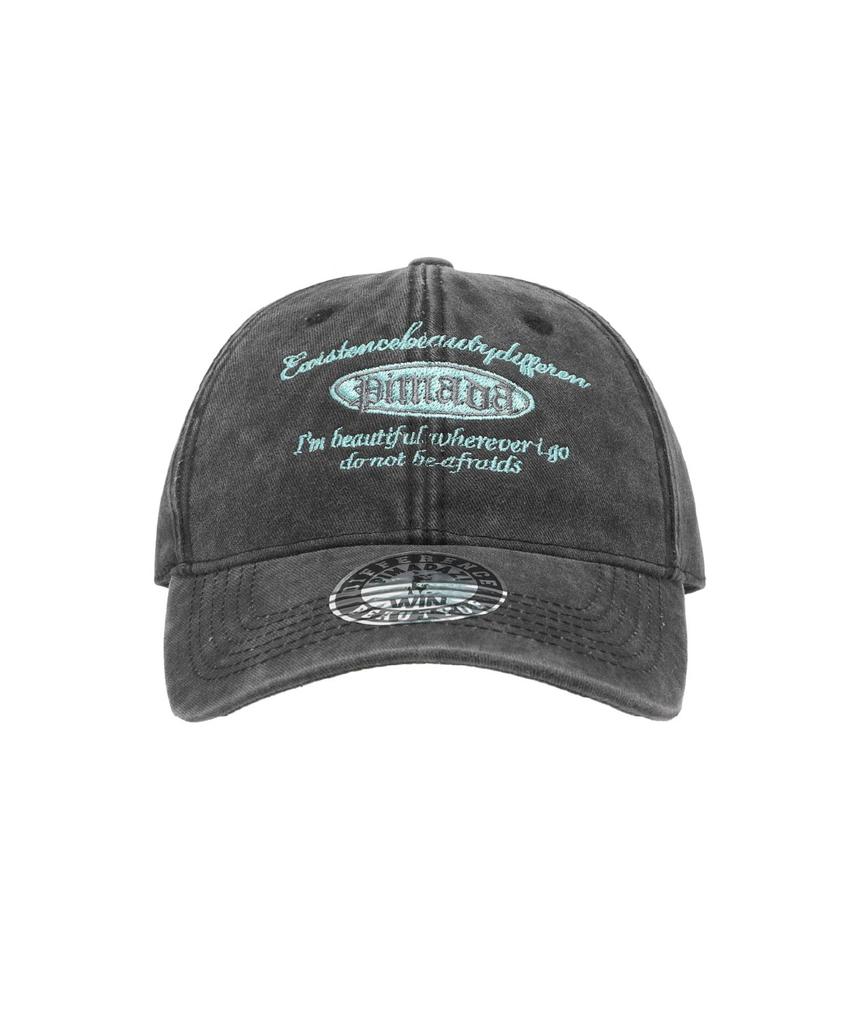 Pimadajiwin Pigment Logo Ballcap_[Charcoal(Mint)]