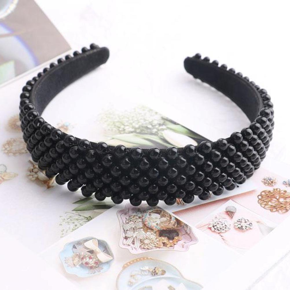Fashion Pearl Headband Elegant Pearl Headdress Hair Accessories for Women