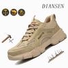Safety Shoes Mens Steel Toe Work Boots Indestructible Work Sneaker Puncture Proof Safety Work Boots for Exploitation Site