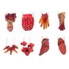 1/8Pcs Halloween Hanging Human Body Parts Decoration Simulation Broken Hands Legs Eyeballs Brain Heart