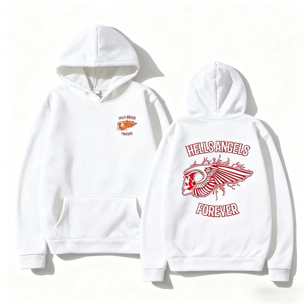 Hells Angels Brotherhood Motorclub Vintage Hoodie New Men Women Sweatshirt Unisex Streetwear Hip Hop Autumn Winter Tops Clothes